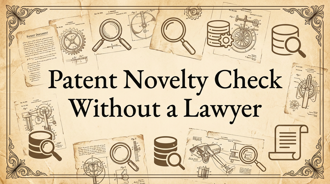 How to Get a Patent Novelty Check Without a Lawyer (2026)